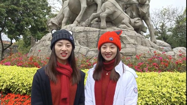 大年初一撑冬奥，广州街坊越秀山冒雨快闪：让世界看见我们！休闲区蓝鸢梦想 - Www.slyday.coM