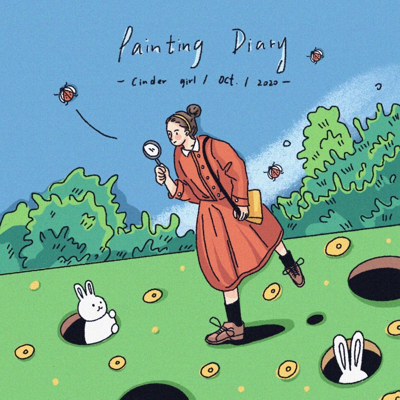 生活碎片系列插画作品