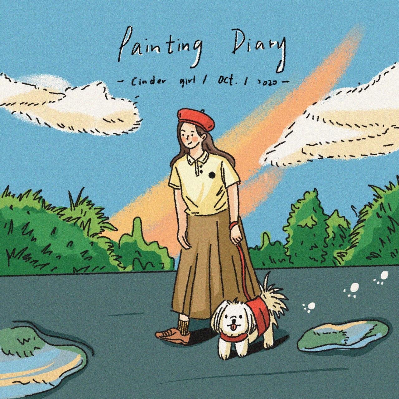 生活碎片系列插画作品