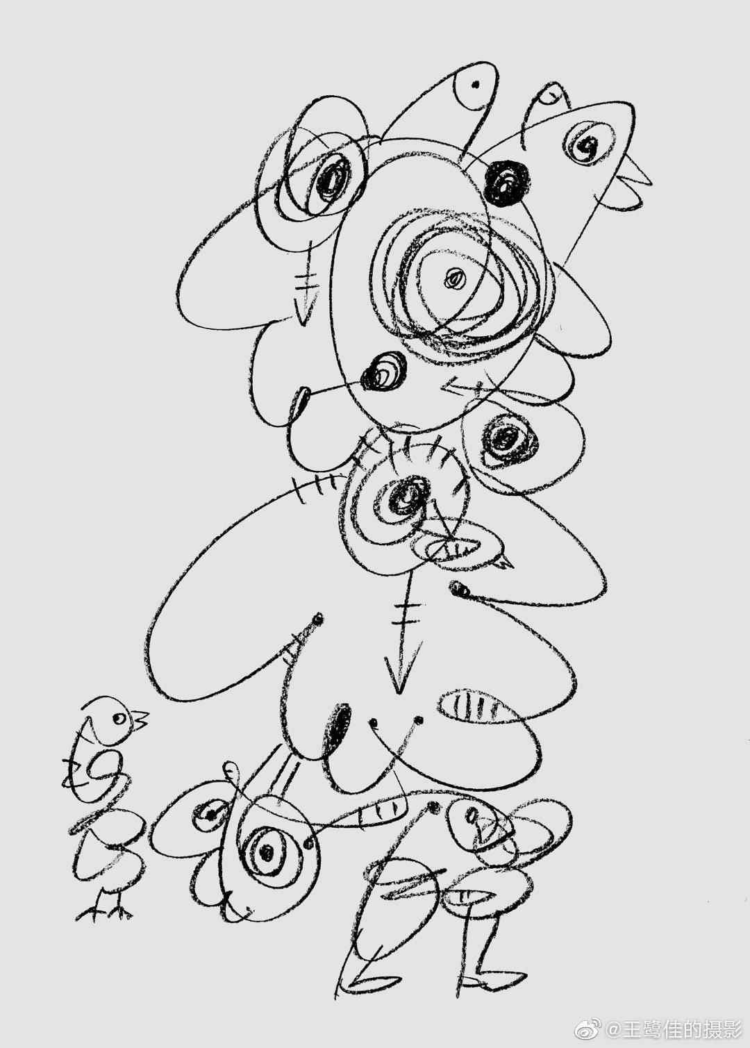 王鹭佳印象意象心象抽象画象