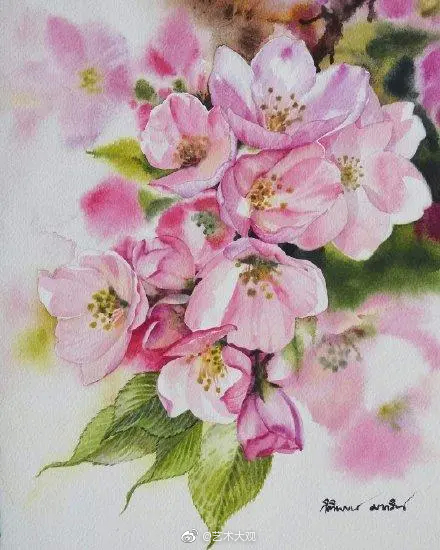 Kitipong Ti是泰国非常有名的水彩画家 他的水彩画透明度极高 Kitipong Ti是泰国非常有名的水彩画家 他的水彩画透明度极高