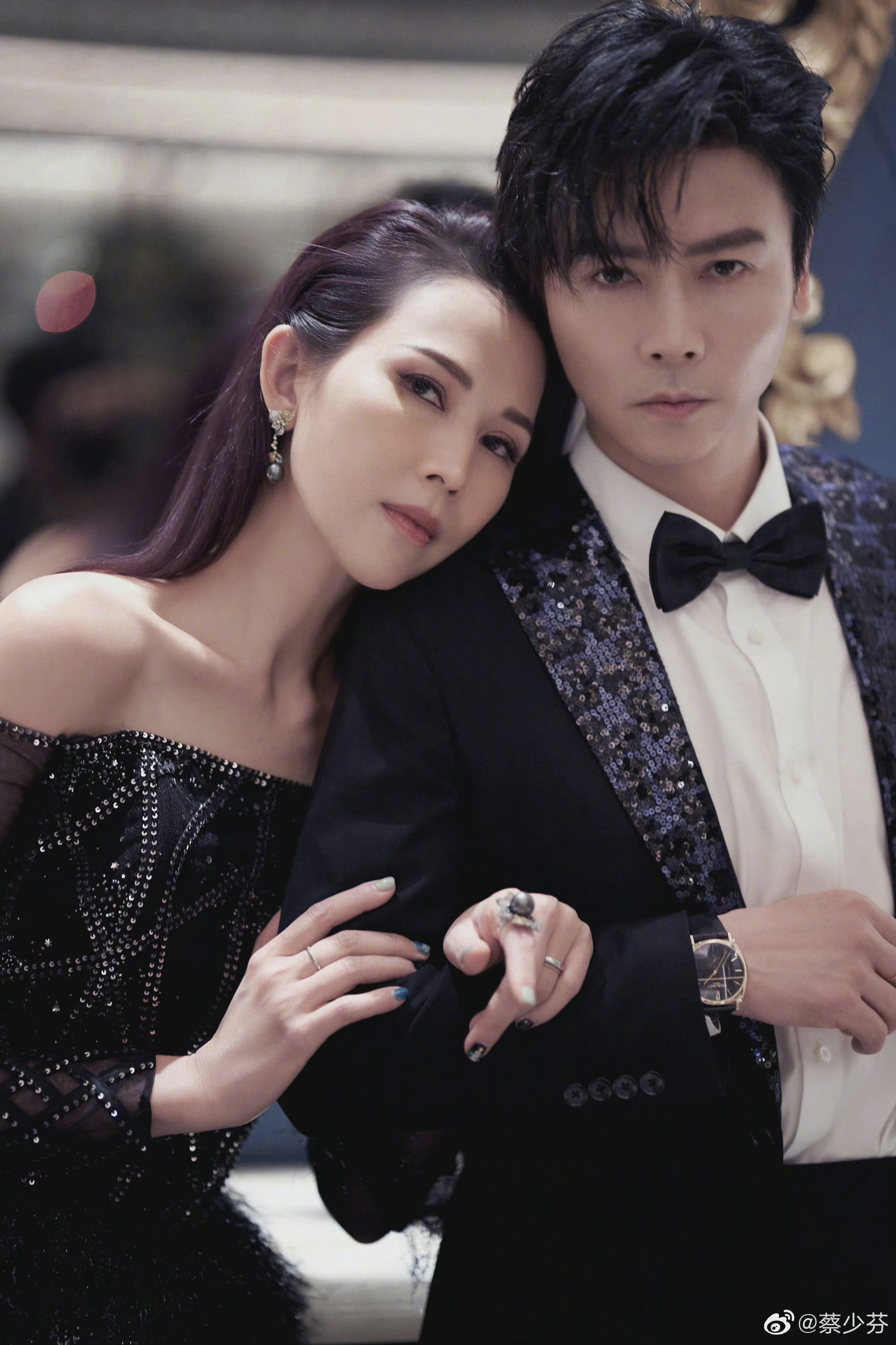 蔡少芬张晋合体大片,晋芬夫妇双a,真的配一脸啊