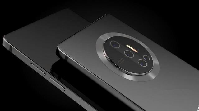 华为mate40概念图圆形模块l型四摄刘海砍了屏幕双打孔