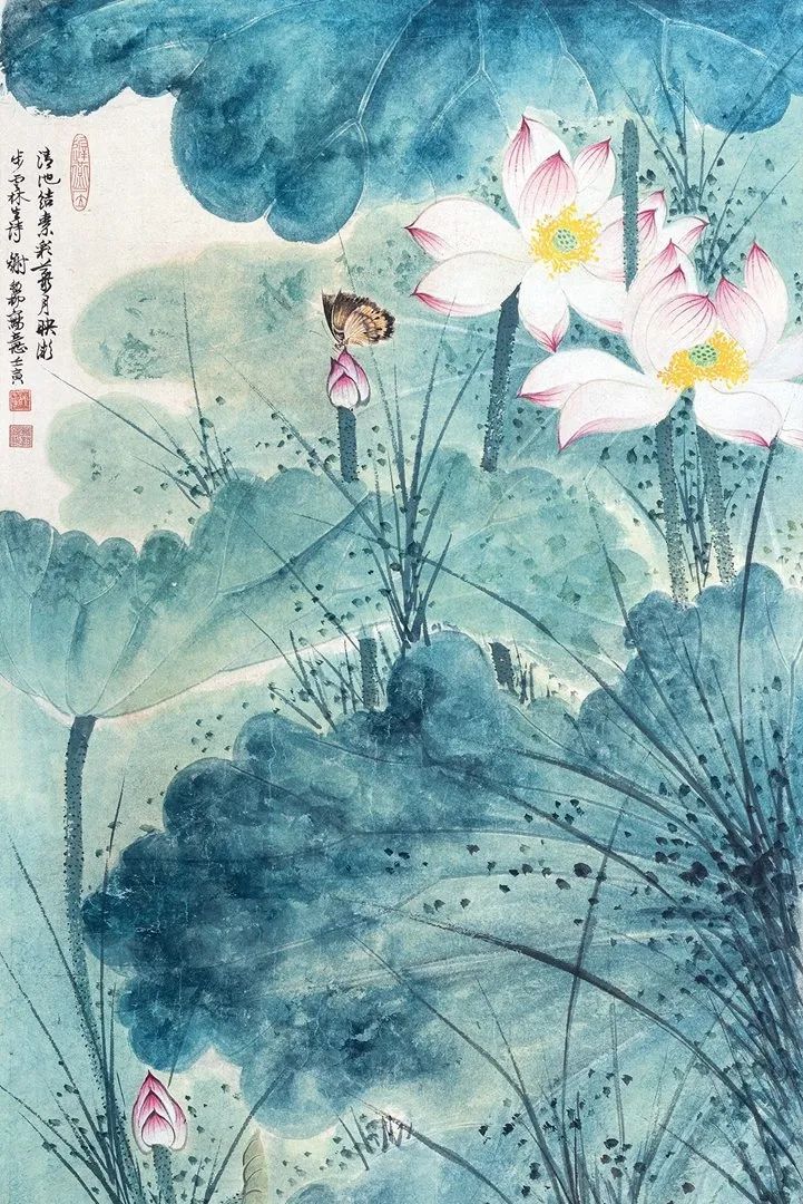 谢稚柳|荷塘|荷花_新浪新闻