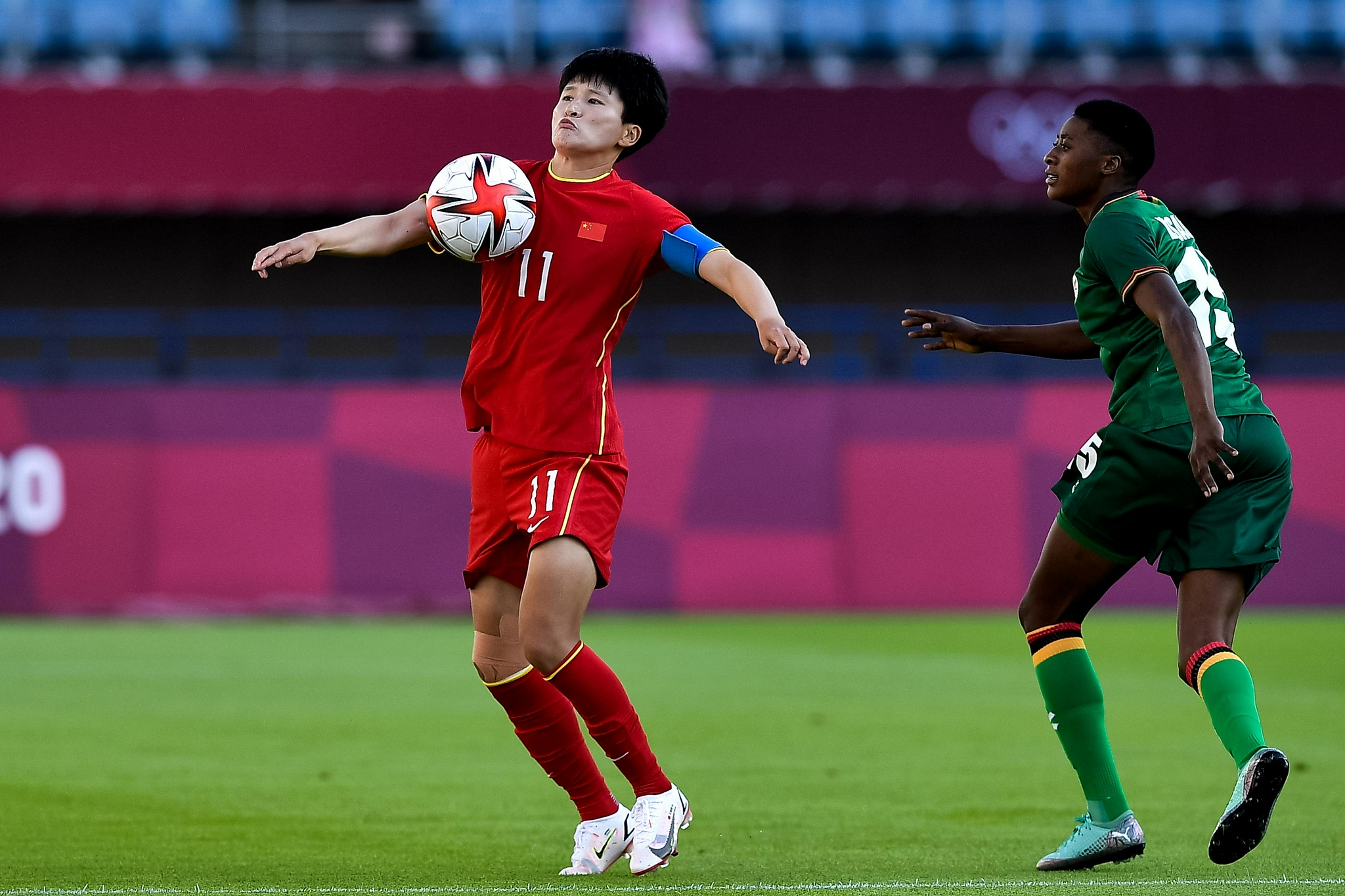 东京奥运会女足f组次轮中国44赞比亚