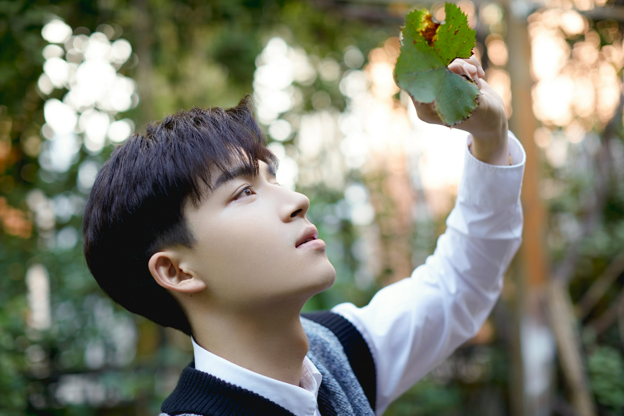 欢娱影视演员@王星越 最新秋日写真大片今日发布|演员|写真大片_新浪