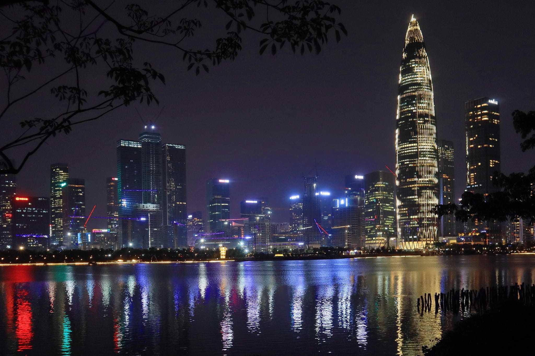 香港网友镜头下的深圳夜景,拍摄:man fung