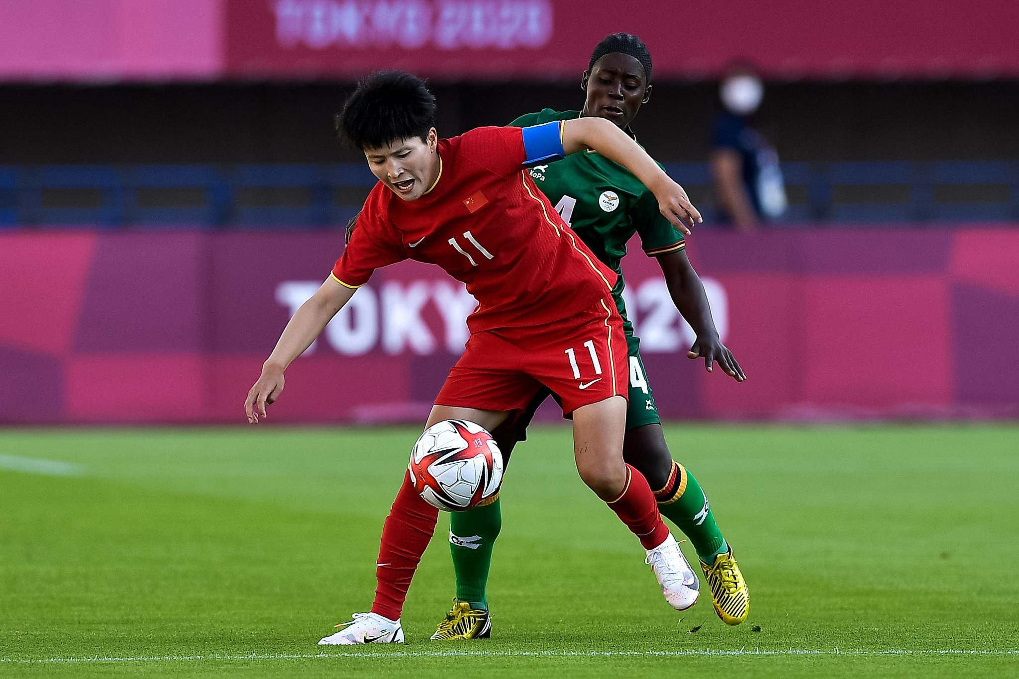 东京奥运会女足f组次轮中国44赞比亚