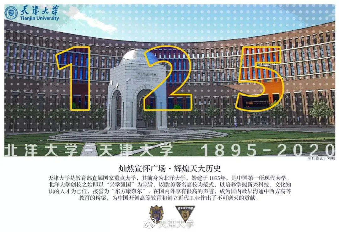 天津大学建校125周年纪念活动文创正式发布!