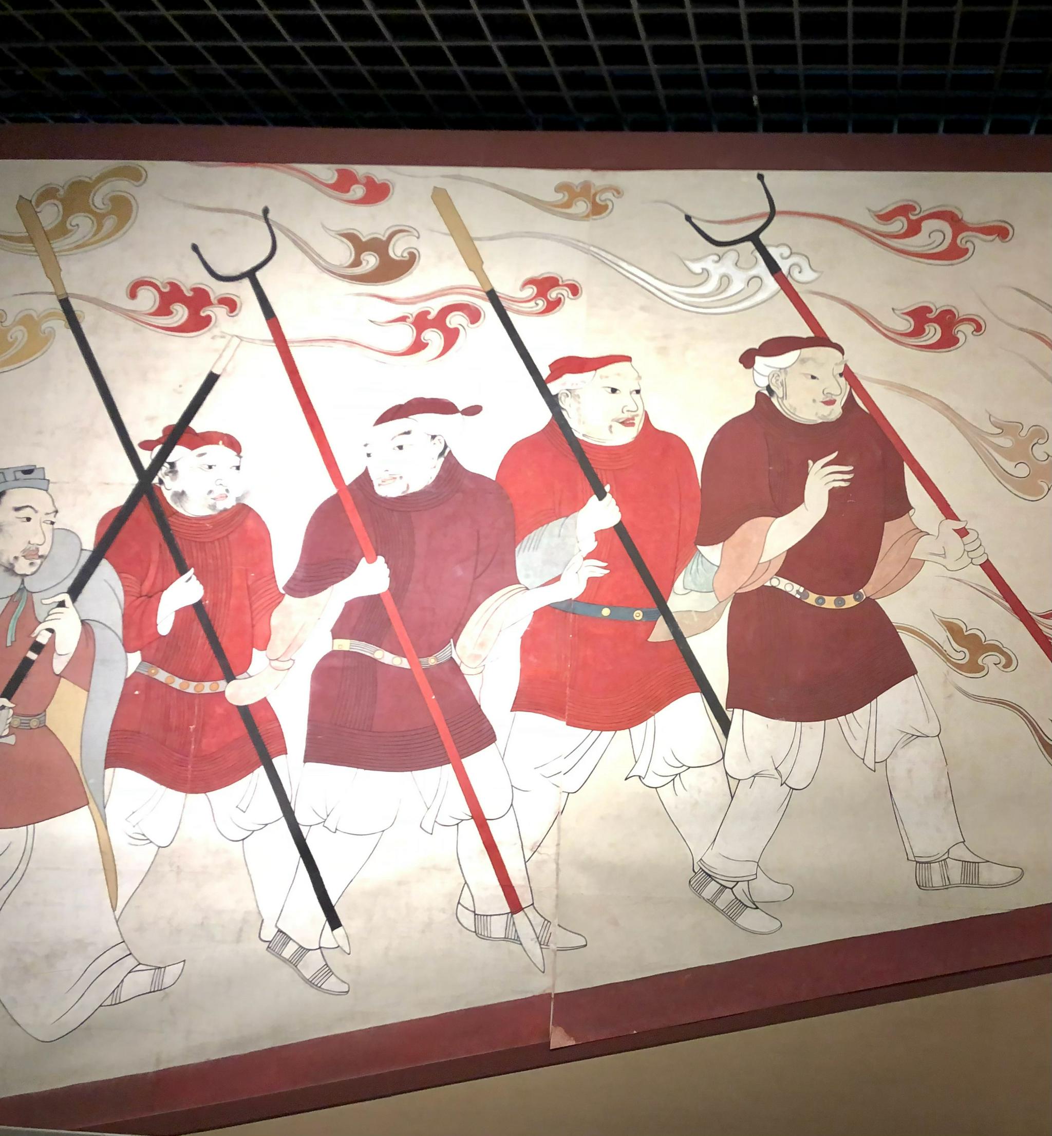 北齐高洋墓壁画图片