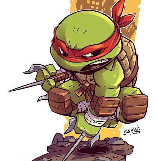 蠢萌q版的忍者龟(tri:derek laufman)