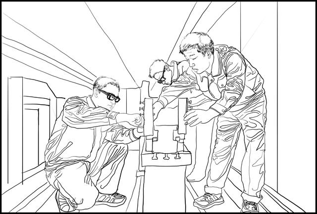 手绘丨大国工匠之冯斌攻克大型模具疑难杂症的圣手模医