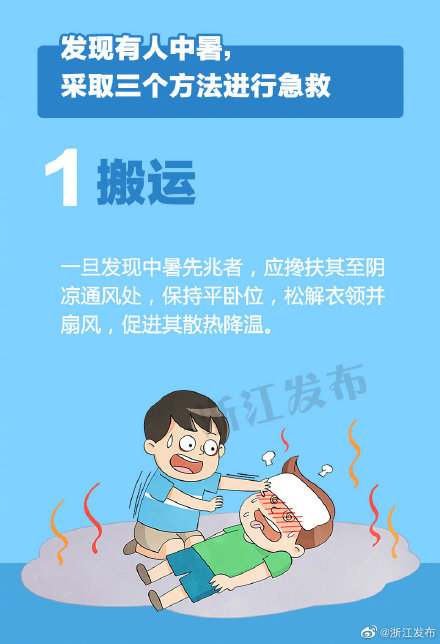 中暑后如何进行急救?用好这三个方法