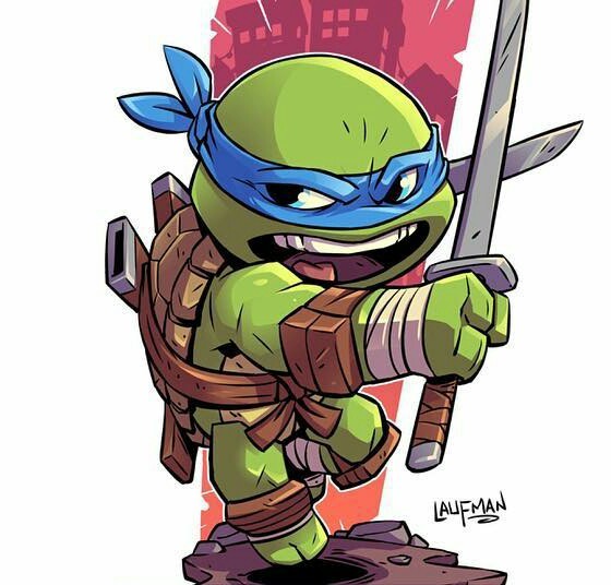 蠢萌q版的忍者龟(tri:derek laufman)