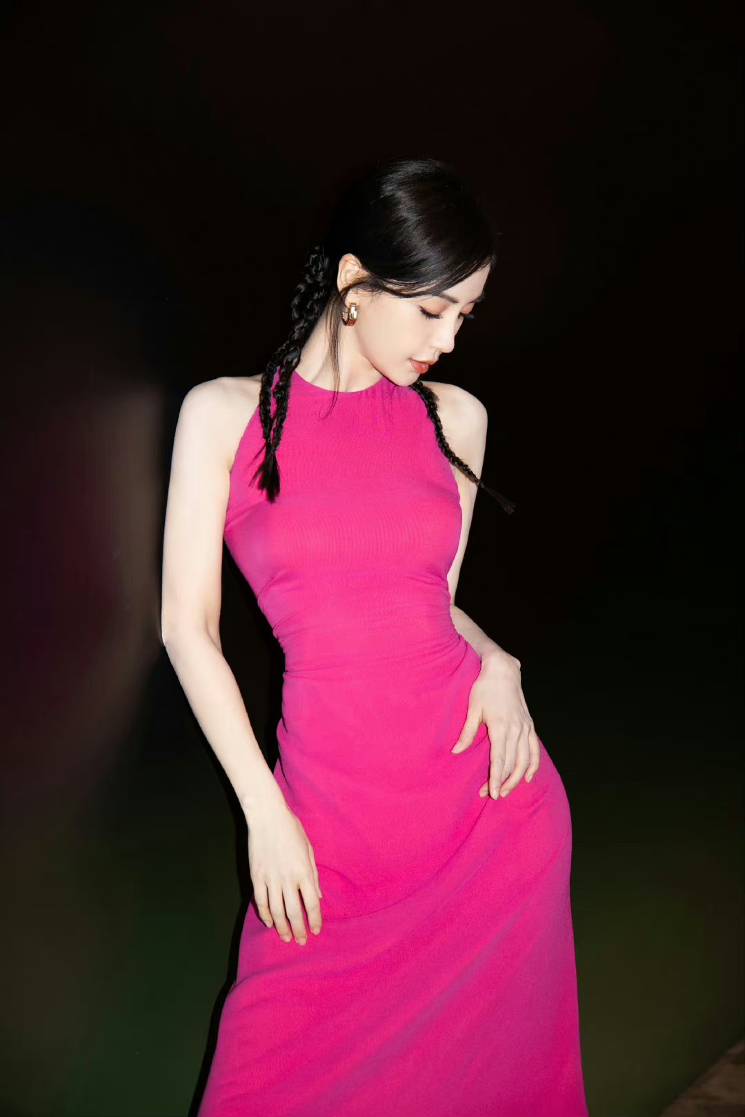 angelababy杨颖的身材真的好绝这个腰臀比例真的好棒