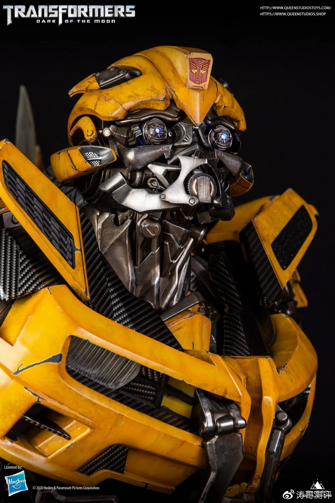 售价一万多的大黄蜂胸像这细节也太棒了吧