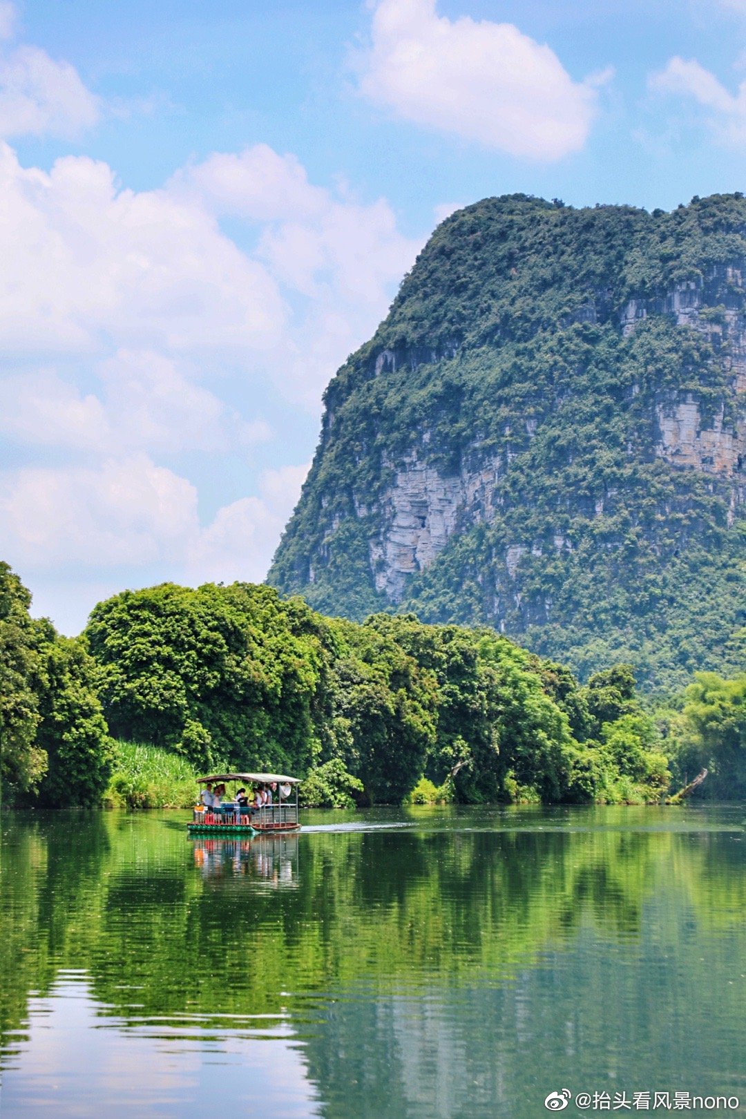 广西大新安平仙河像名字一样自带着仙气