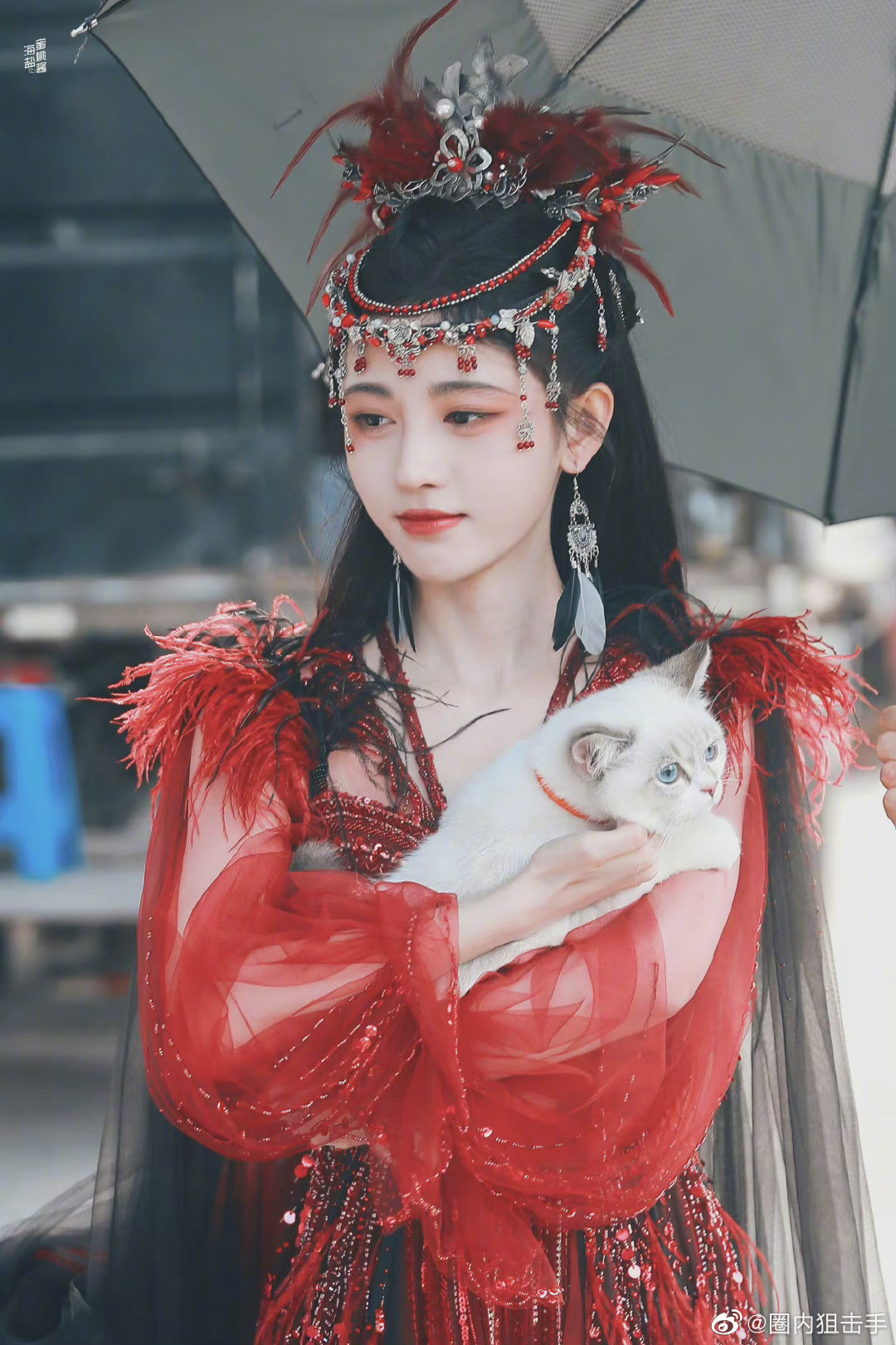 古装都好漂亮) 67被鞠婧祎新剧红衣造型惊艳到,仙气飘飘美女也太美