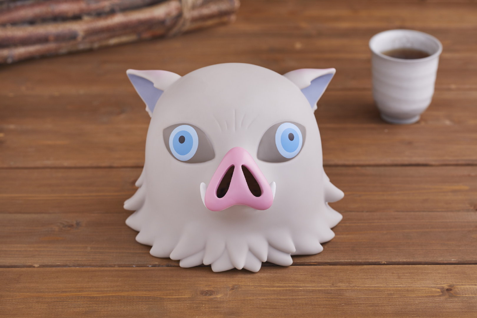 aniplex 推出《鬼灭之刃》"伊之助头套"存钱罐,将零钱从鼻孔放入