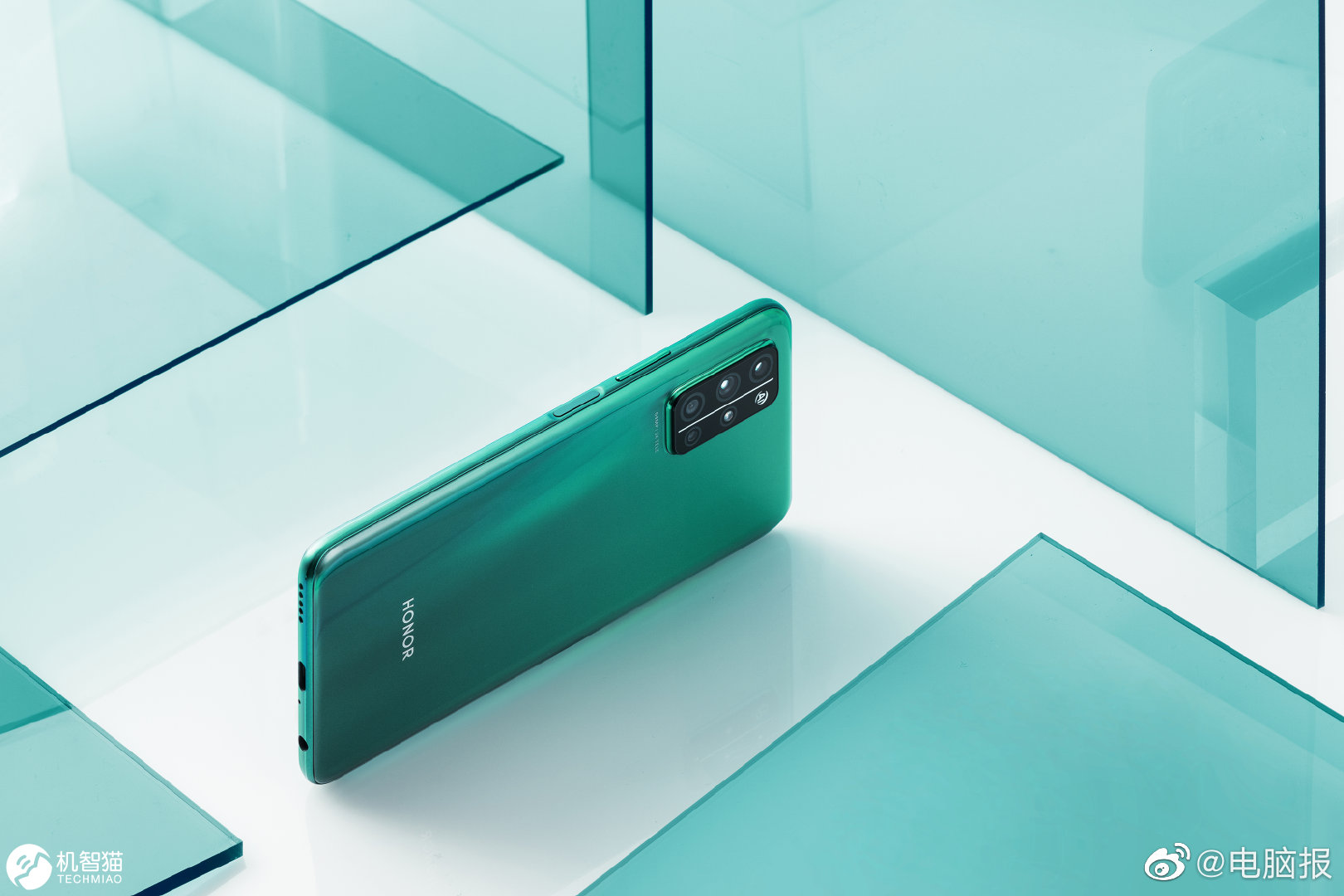 荣耀30s蝶羽翠开箱图赏