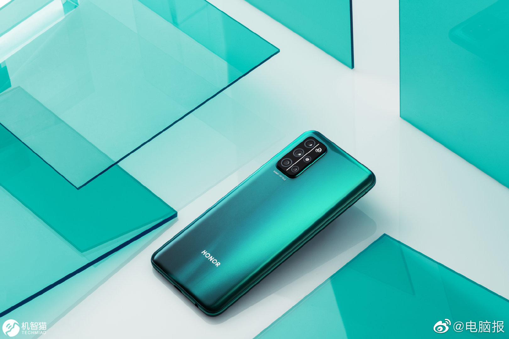 荣耀30s蝶羽翠开箱图赏