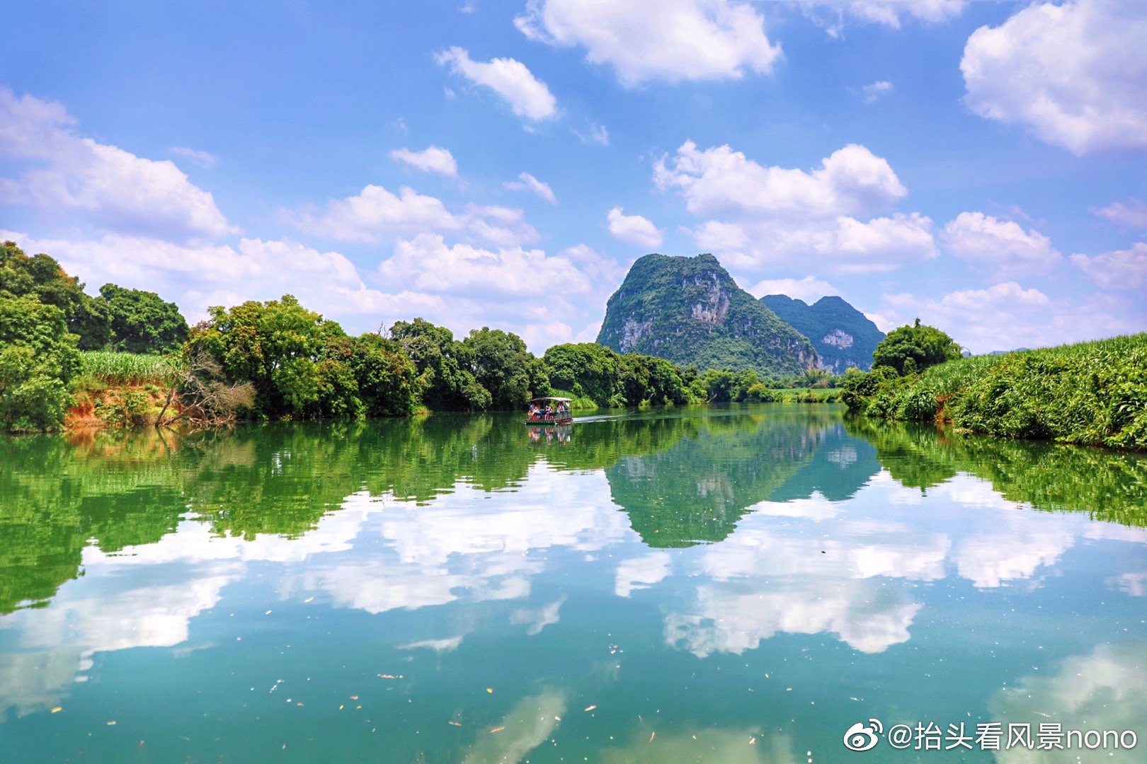 广西大新安平仙河像名字一样自带着仙气