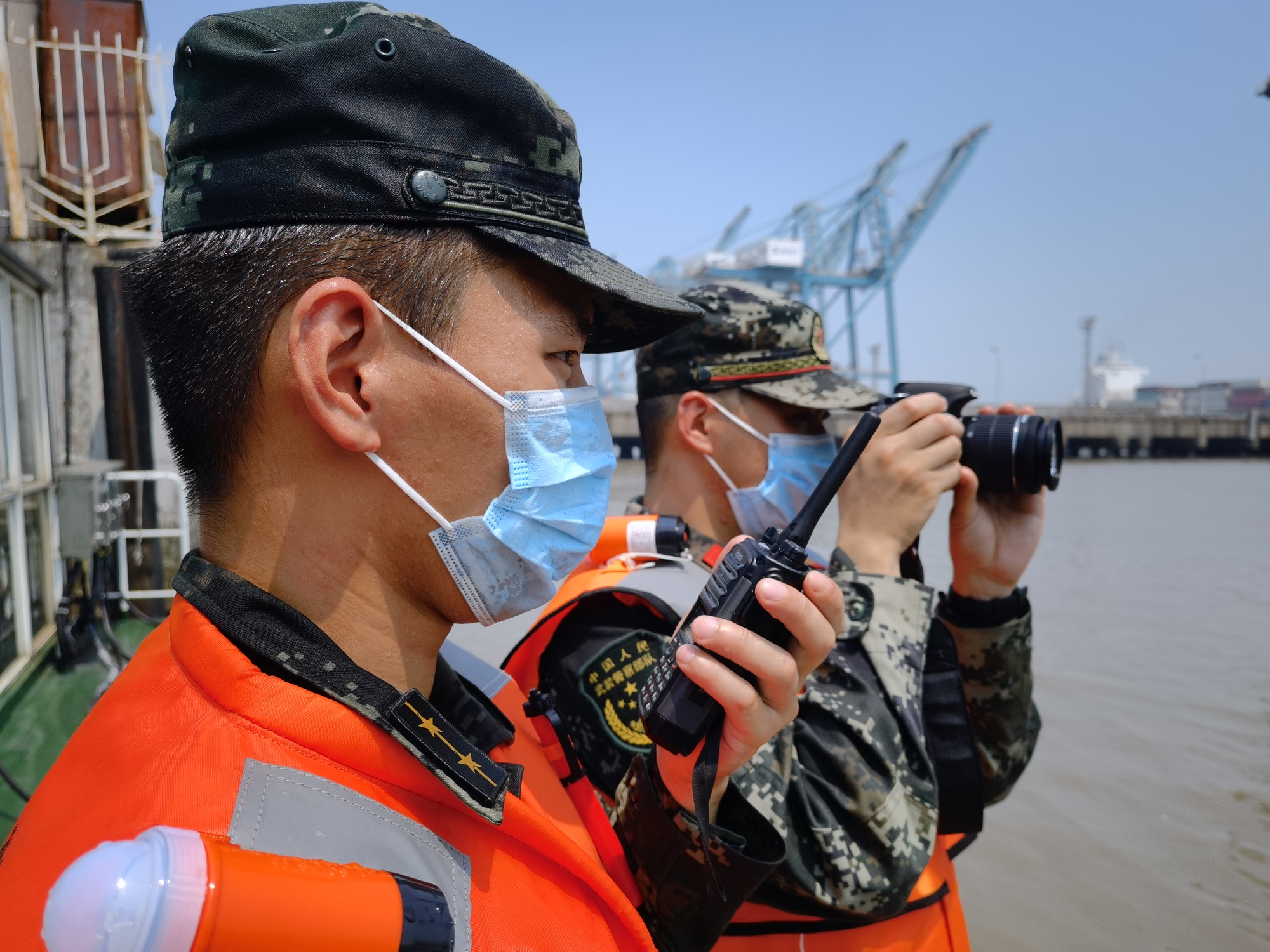 上海海警局:保护生态资源 提升高温下海上应急救援能力