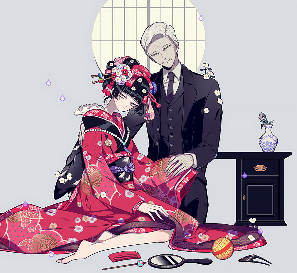 日本人气插画师 しきみ 的二次元人物插画,浓浓的日本漫画风!