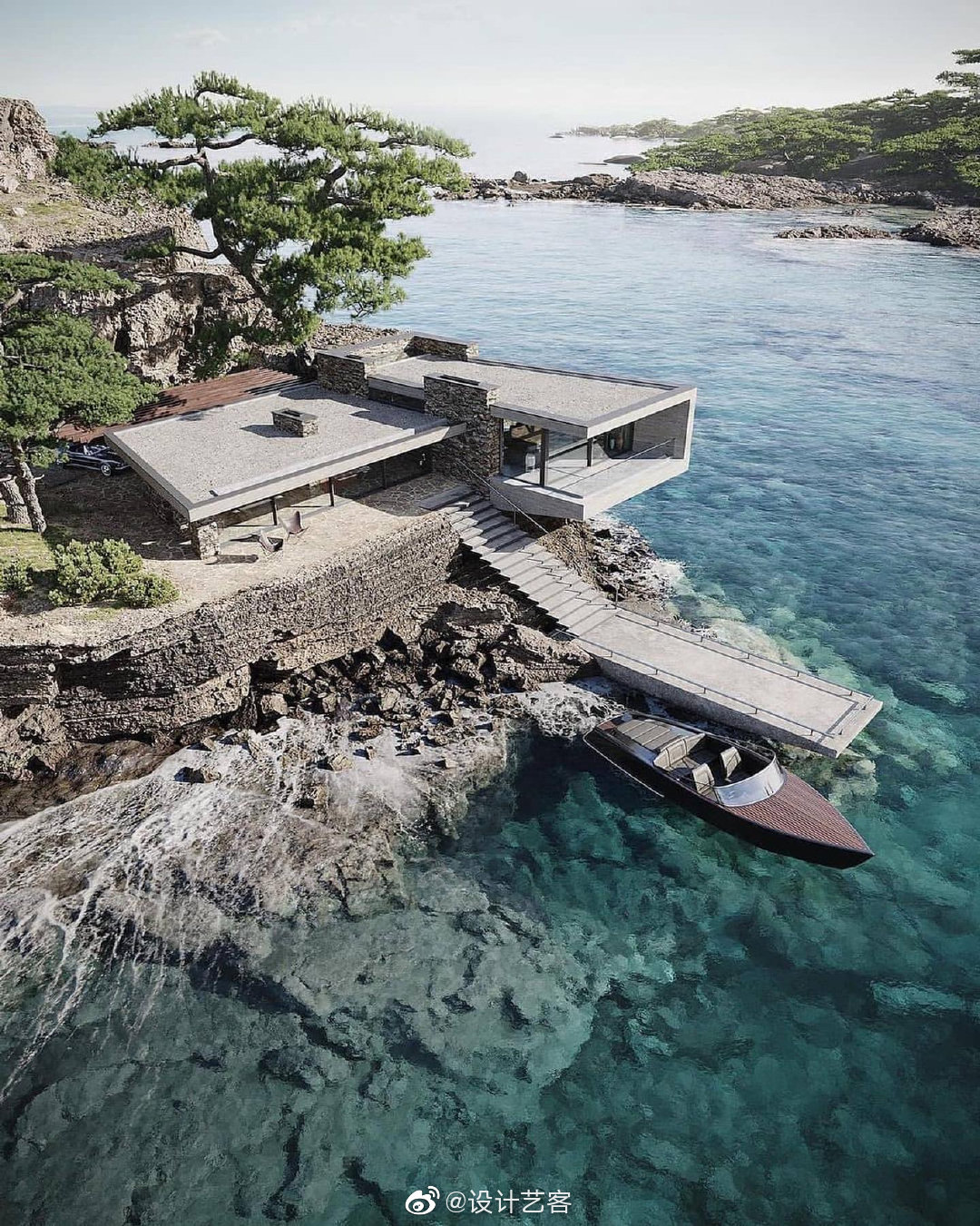 水边的别墅,素雅内敛的生活营造. ...__财经头条