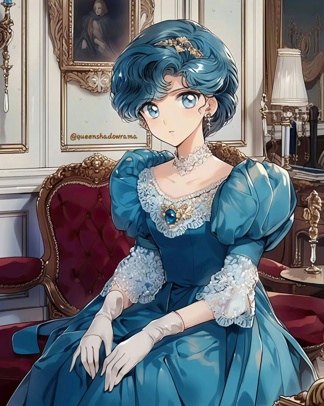 维多利亚风格的美少女战士真的太漂亮了