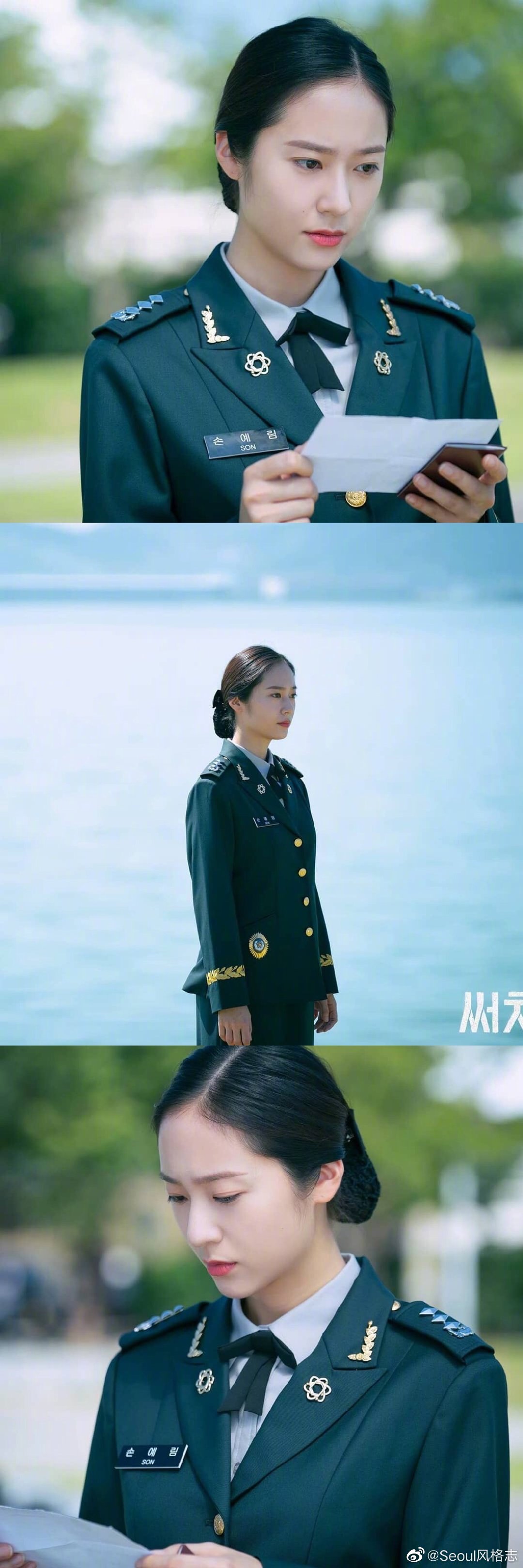 郑秀晶新剧《search》里军装造型合集 完完全全350度无死角狙击我的审