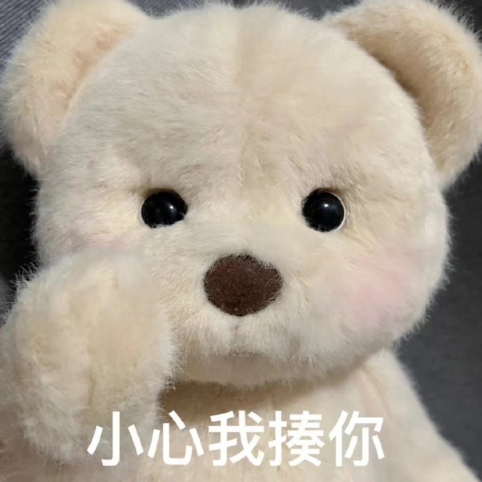 莉娜熊表情包 可爱死了!
