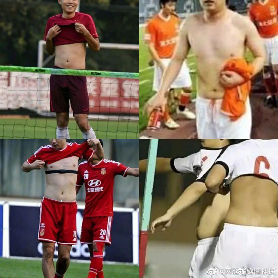 看看中国女足和中国男足的腹肌对比……__财经头条
