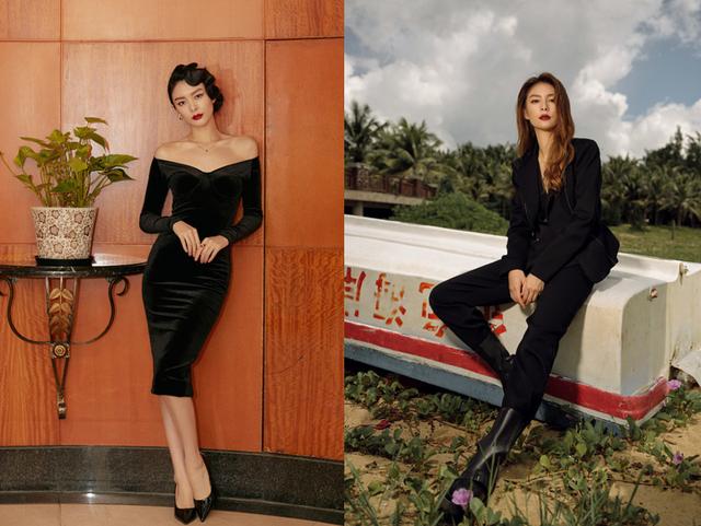 傅菁不愧是“高冷”代言人，穿红色修身裙秀曲线，骨感身材好美休闲区蓝鸢梦想 - Www.slyday.coM