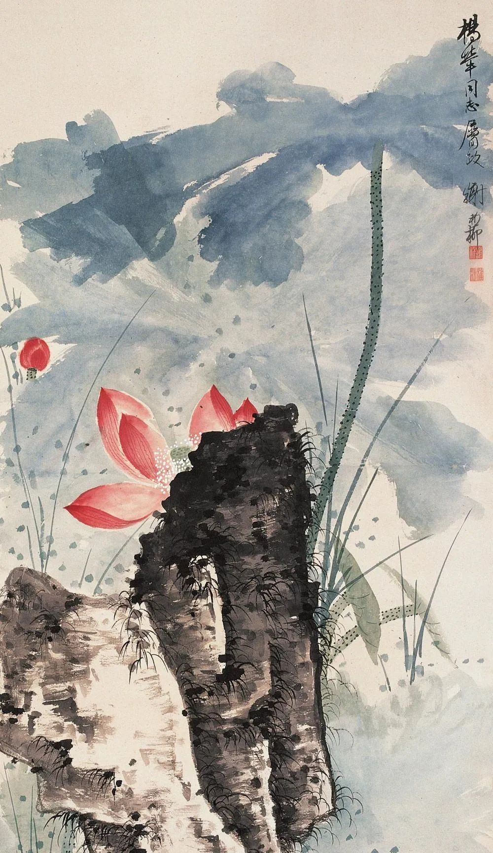 谢稚柳|荷塘|荷花_新浪新闻