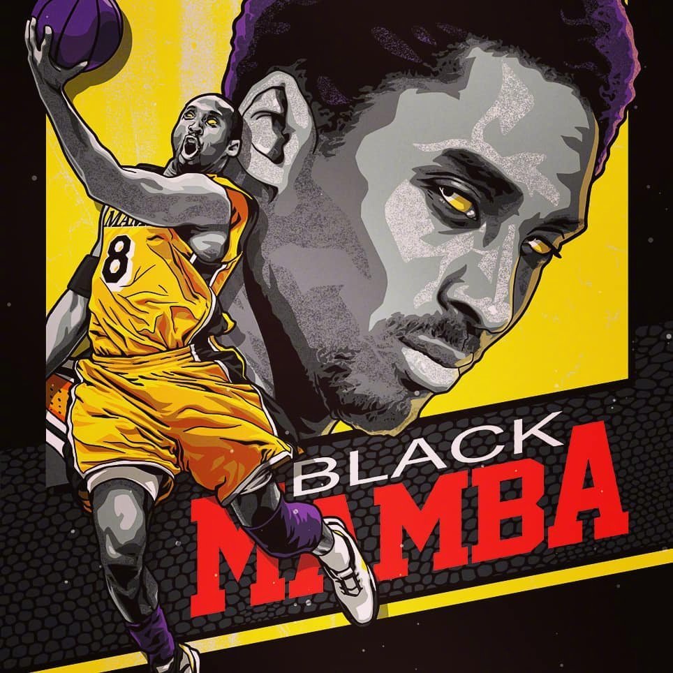 一组湖人球星漫画