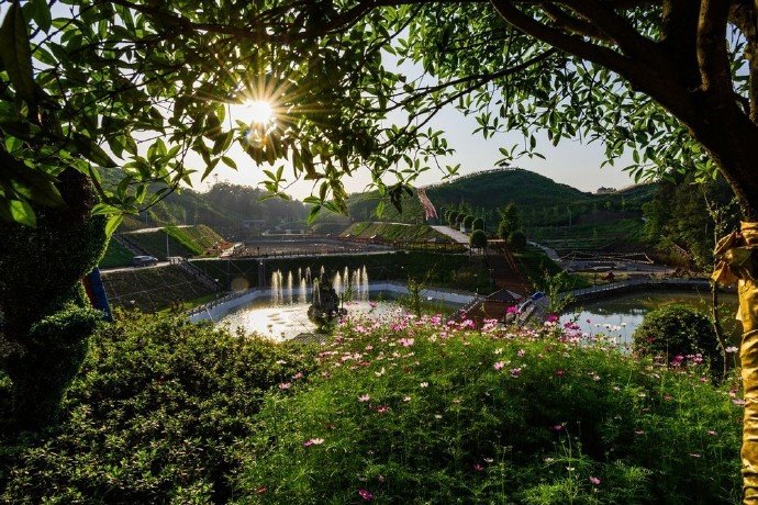 重庆渝北区大湾镇花漾渔村建设美丽乡村