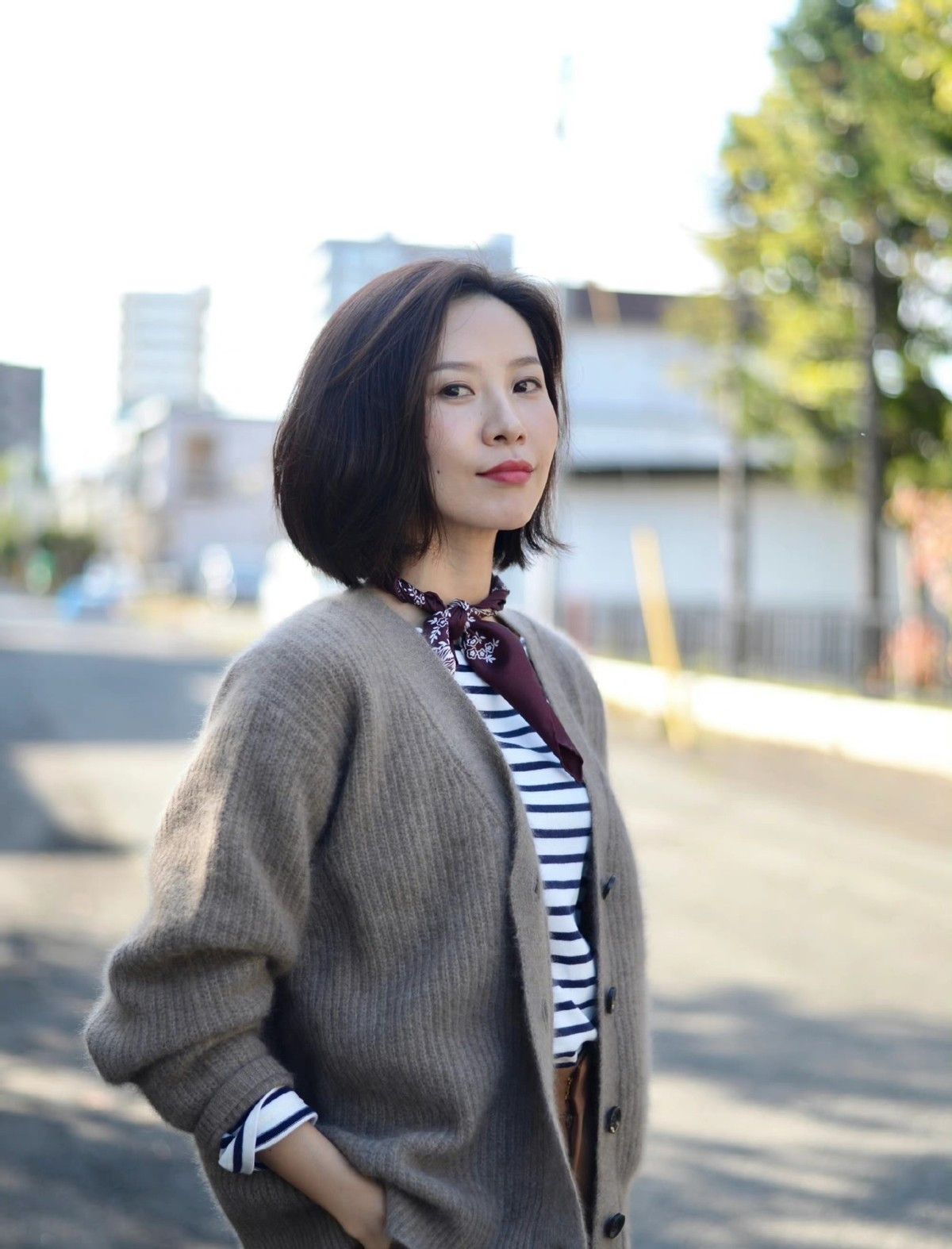 中年女人戴"丝巾"要避开这2个误区,跟这位时尚博主学,显贵气|丝巾|下