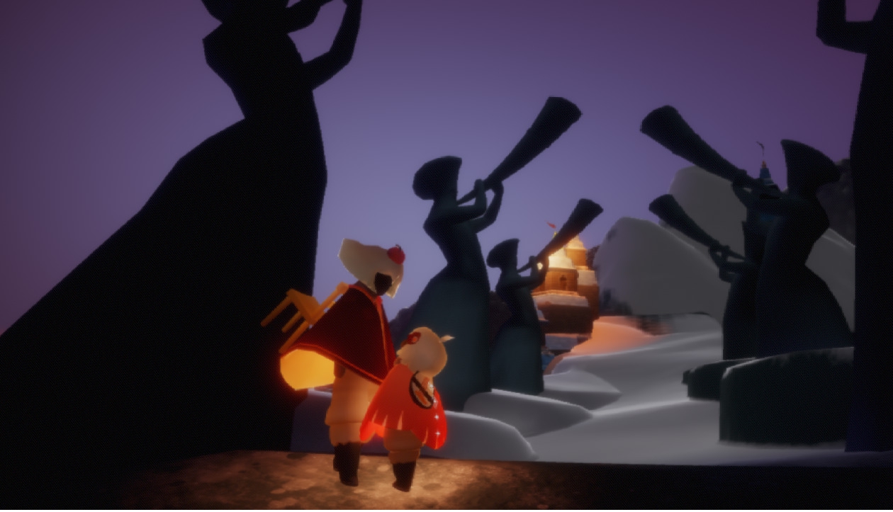 光遇樱花树下有萤火了重组季毕业斗篷改版花环发型变美