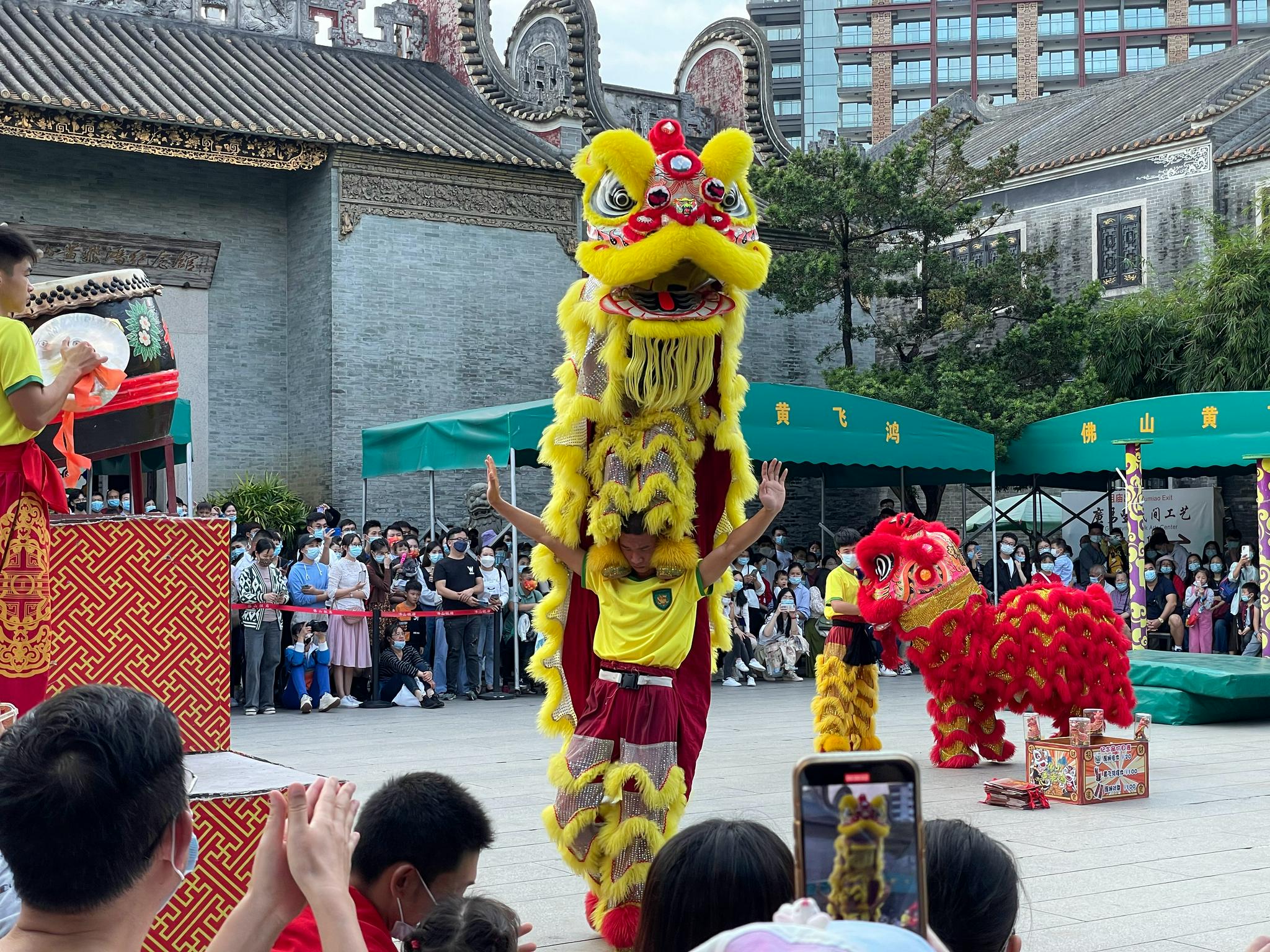 据说现在的舞狮不如过去精彩了?