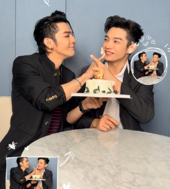 还用飞轮海歌曲送祝福,互抹奶油好欢乐|辰亦儒|汪东城|飞轮海_新浪