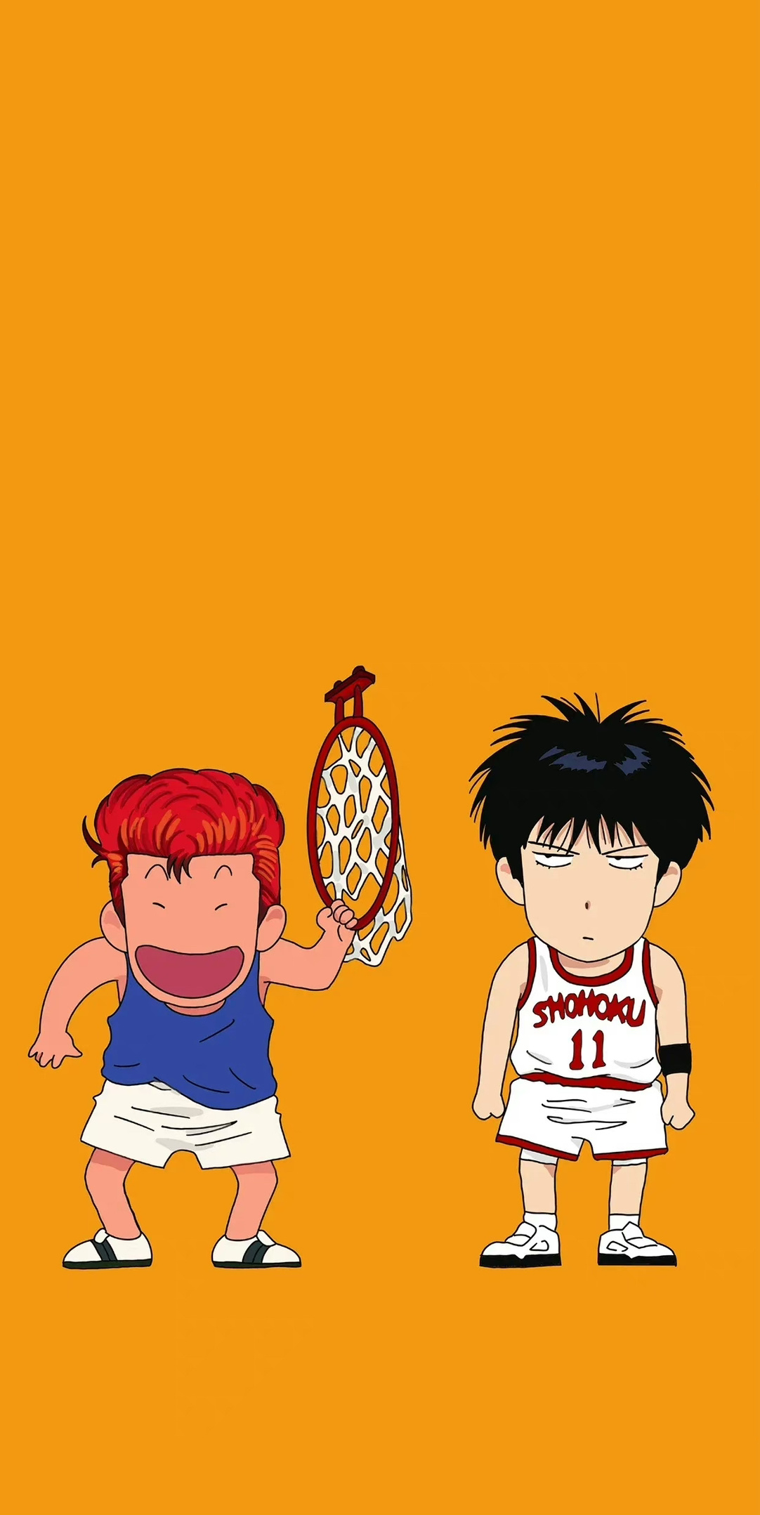 分享一组《灌篮高手》的手机壁纸!图五击掌太经典了!_高清图集_新浪网