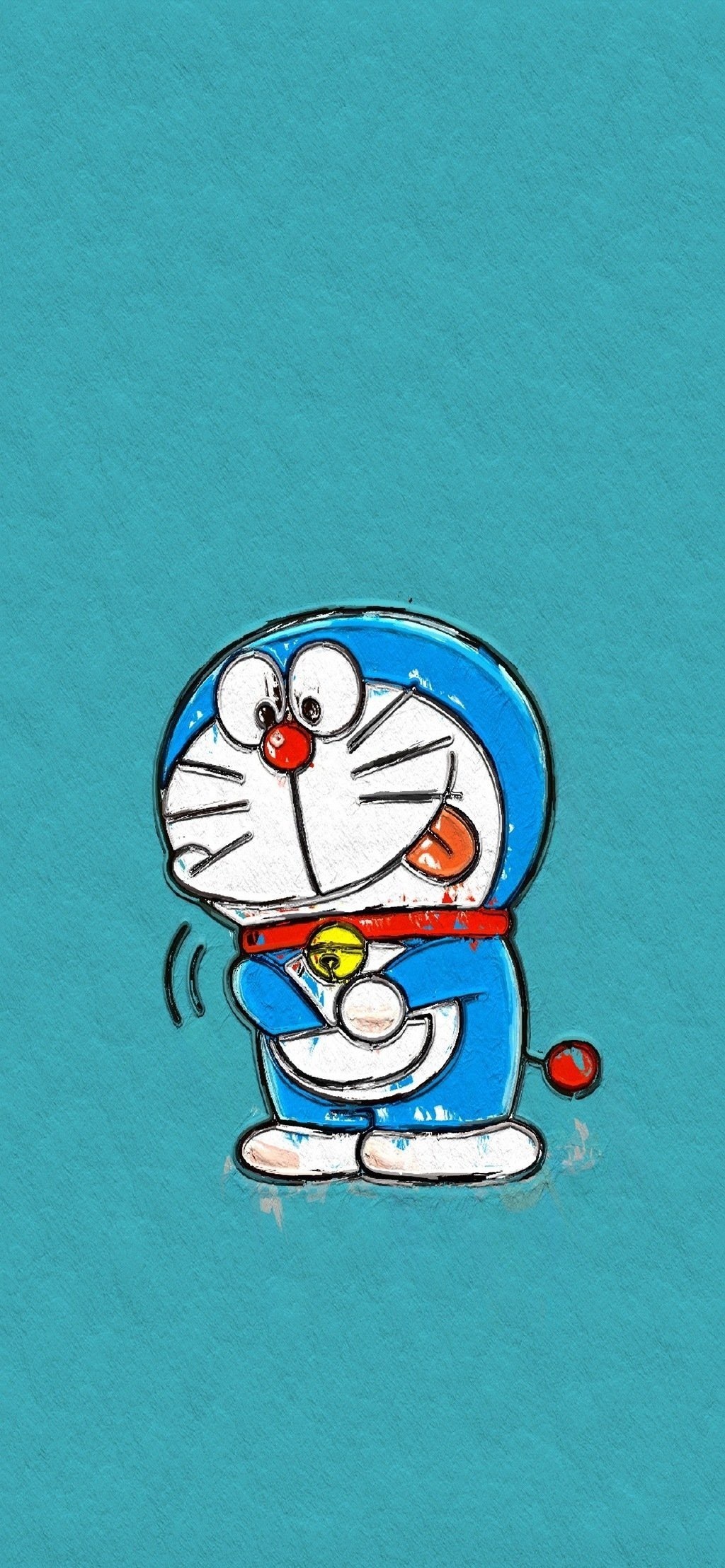 你喜欢的蓝胖子竖屏手机壁纸