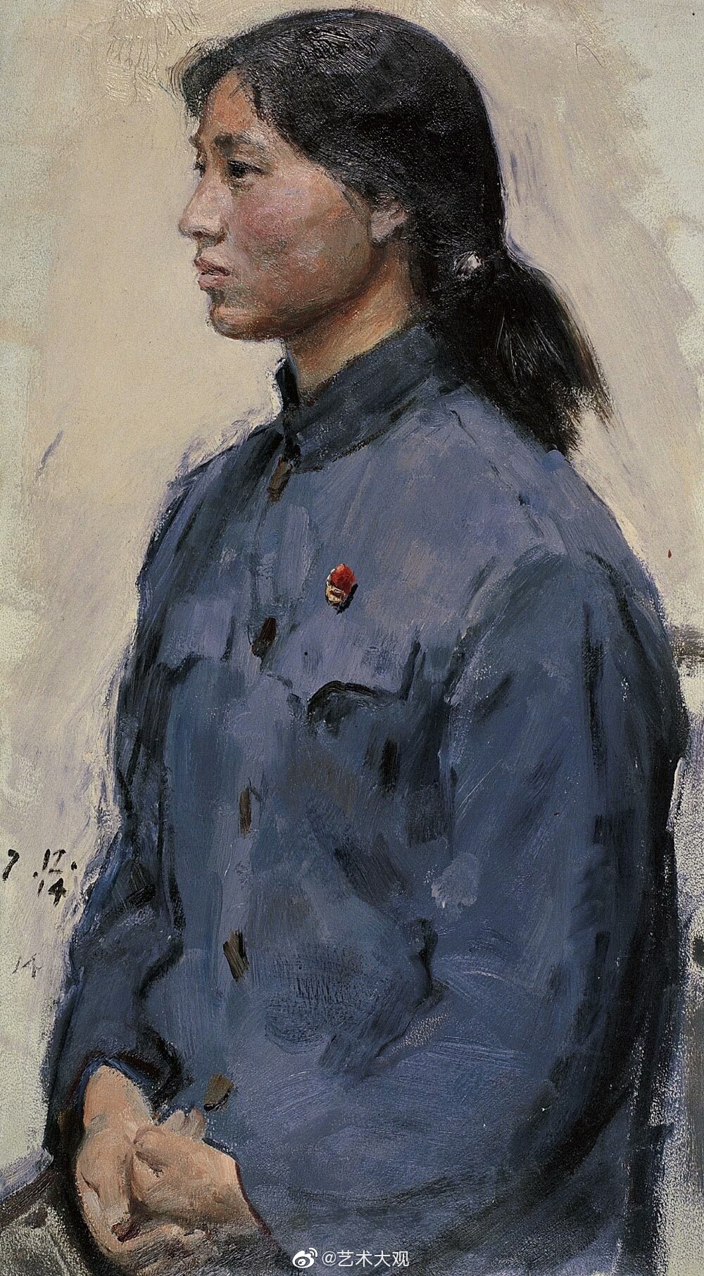 陈丹青油画作品专辑-1 艺术家是天生的,学者也天生