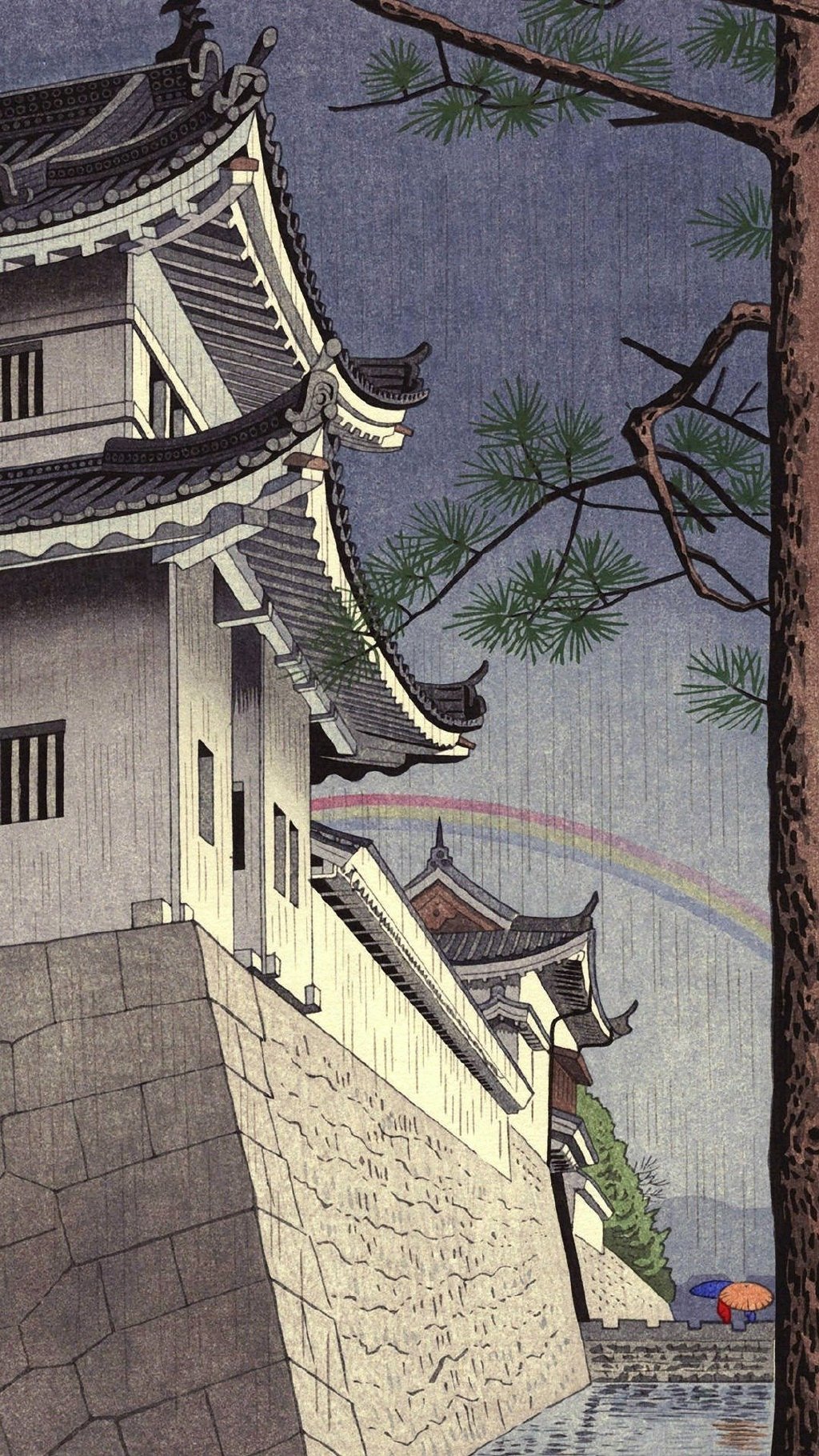 版画里的建筑艺术 日本版画家 浅野竹二(asano takeji)
