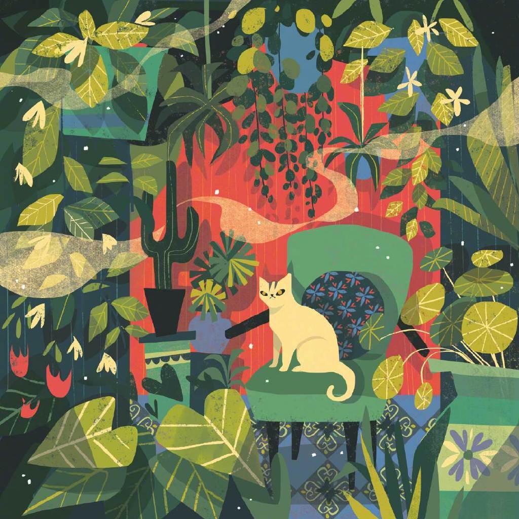 印度插画师 chaaya prabhat 的绘画作品,神秘而瑰丽