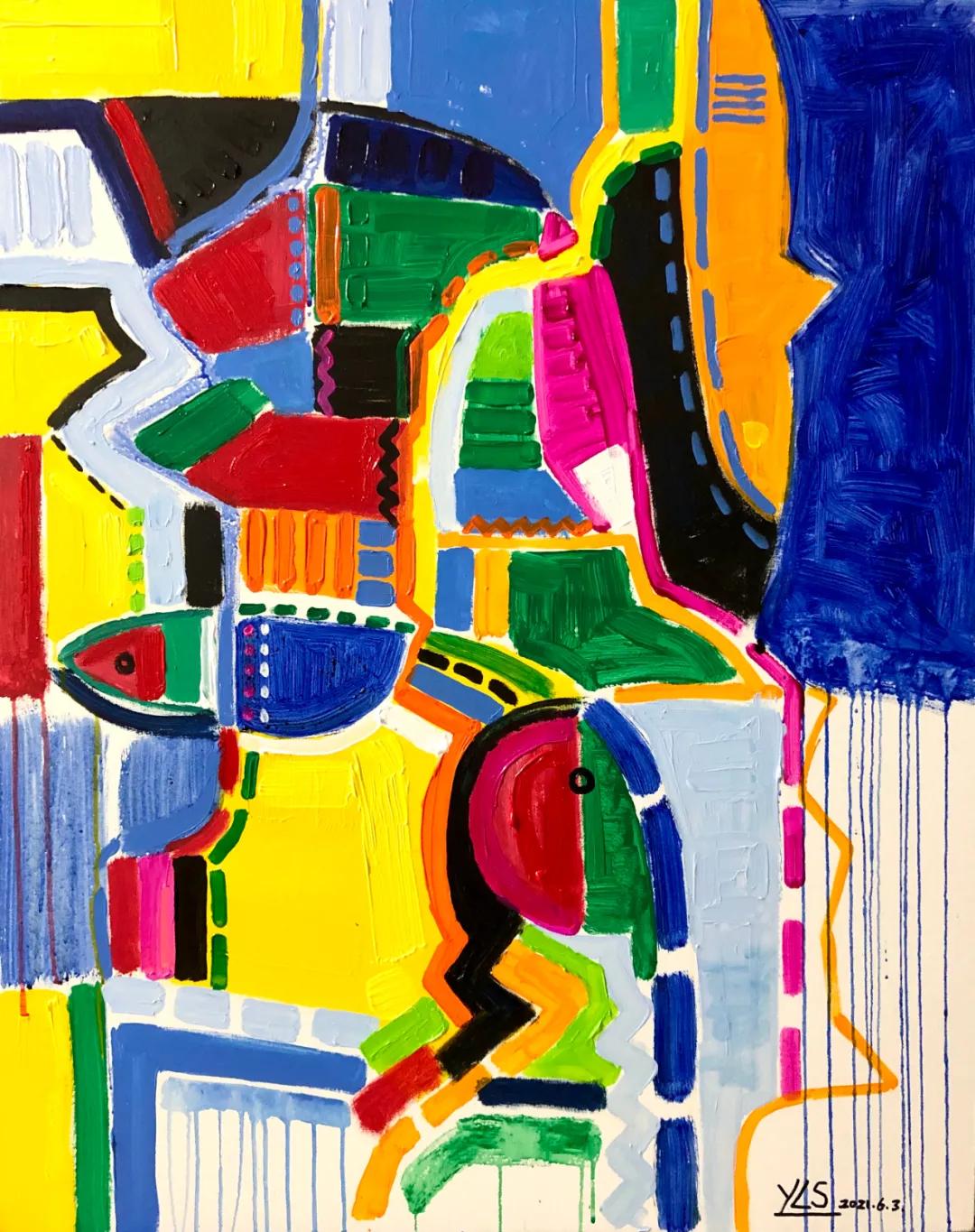 怡品艺术空间:怡品抽象艺术沙龙2021端午专刊|布面|油画|丙烯_新浪