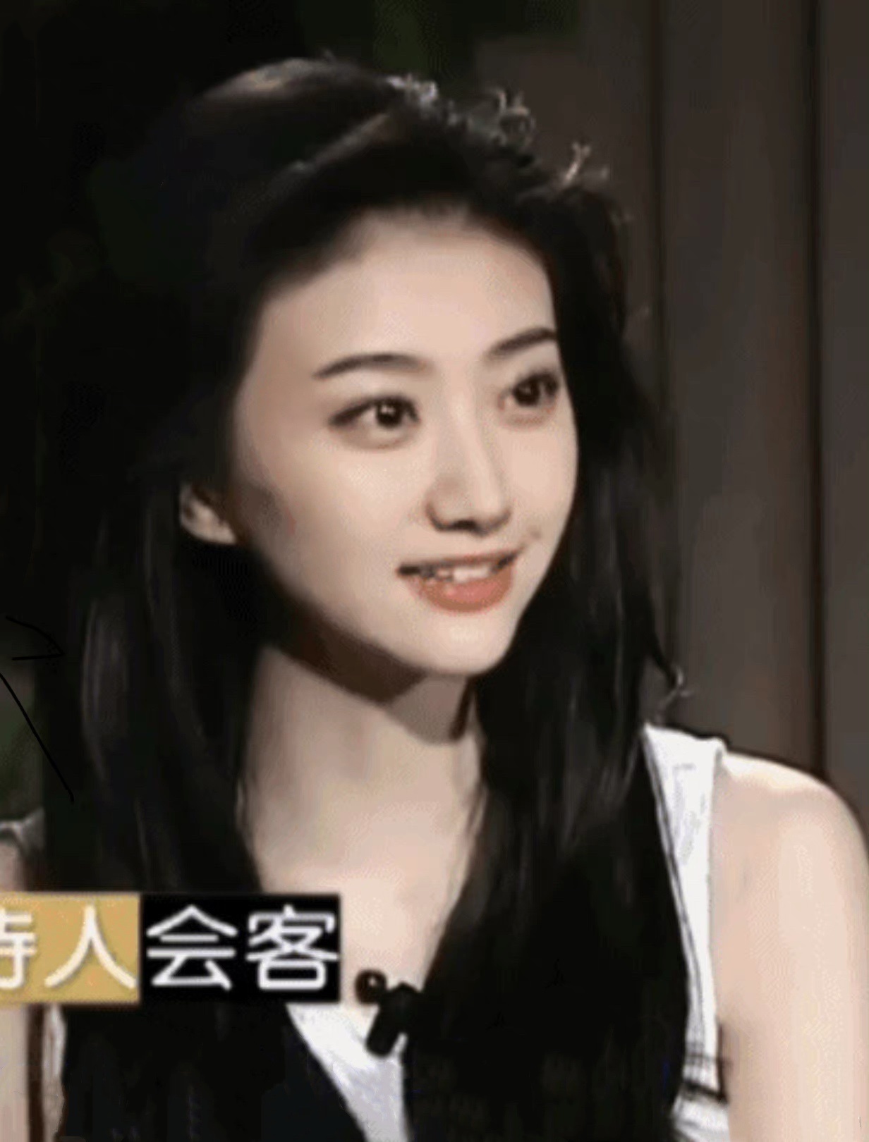 景甜早期采访图好美好水灵啊