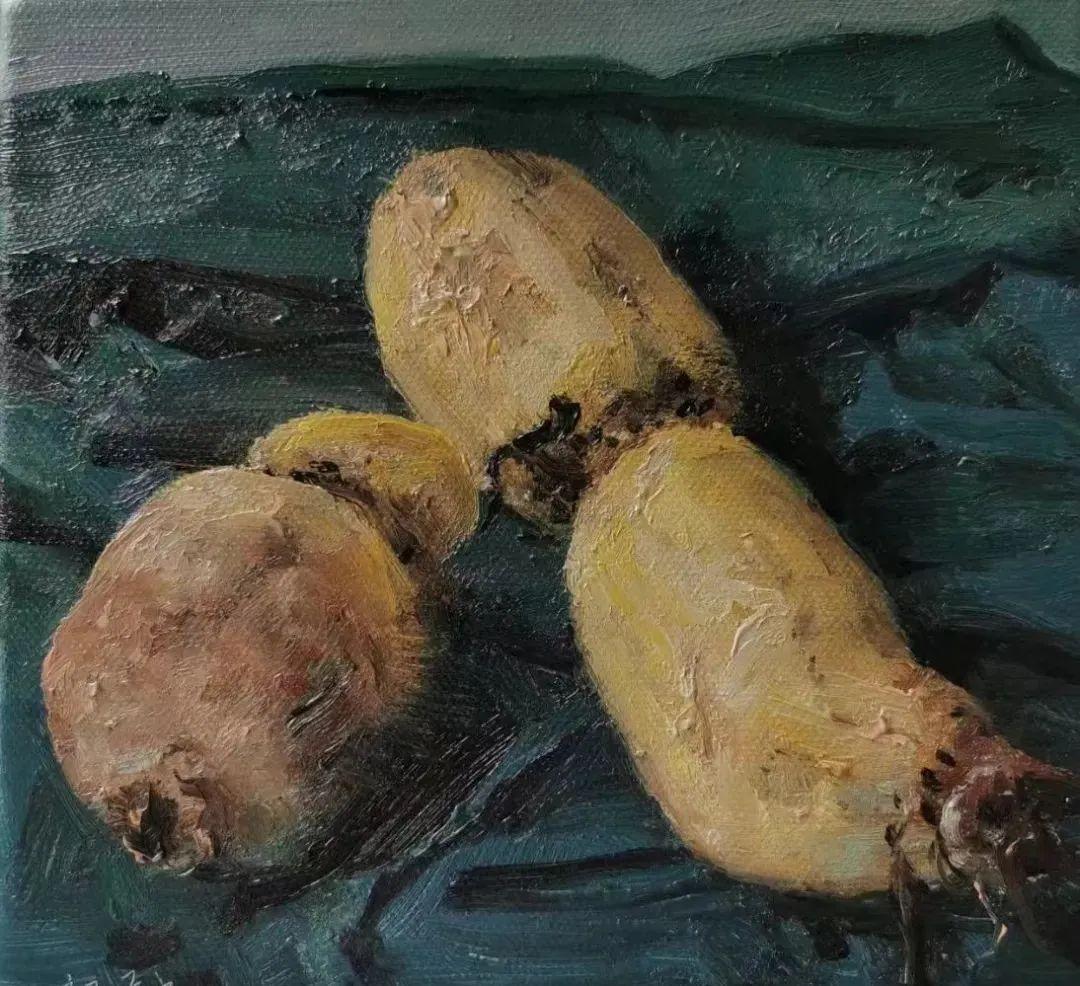 广东画院画家颜苏平静物写生油画作品欣赏