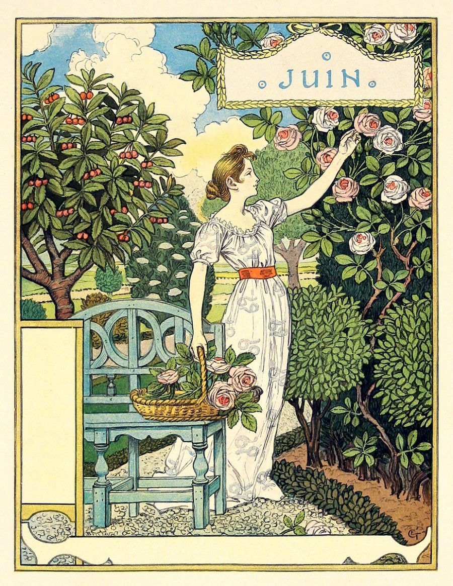 艺术家 欧仁.格拉塞（Eugène Grasset